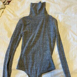 Heather grey Madewell bodysuit